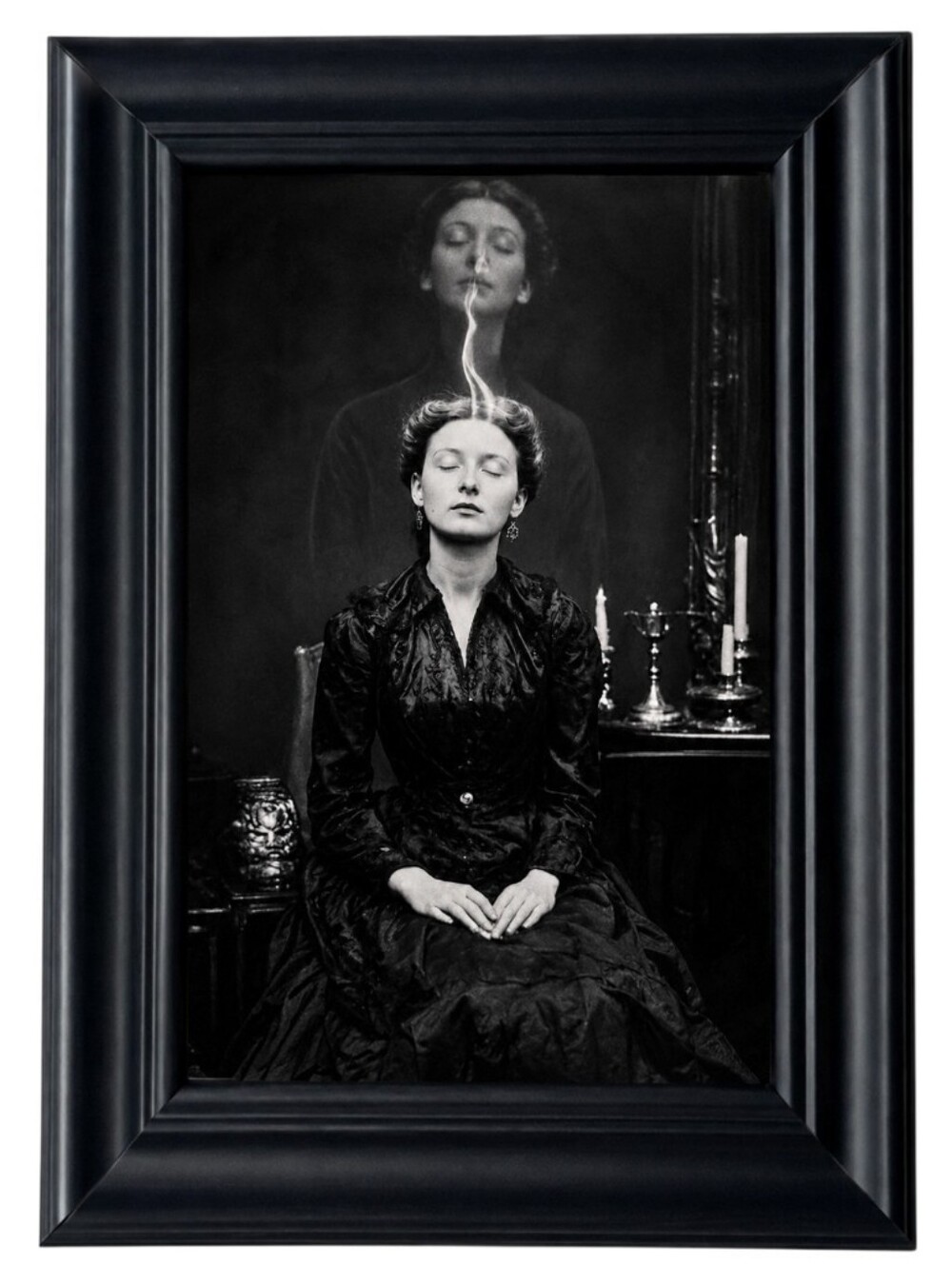 Paranormal Spirit Portrait Ghostly Vintage Oddity Victorian ghost Halloween goth